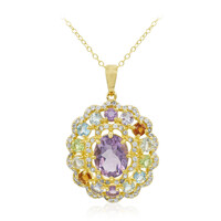 Collana in argento con Ametista Boliviana