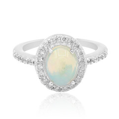 Anello in argento con Opale di Welo