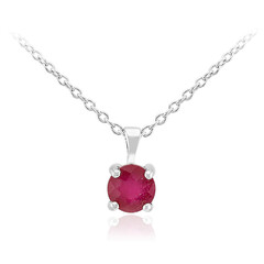 Collana in argento con Rubino Bemainty