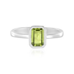 Anello in argento con Peridoto