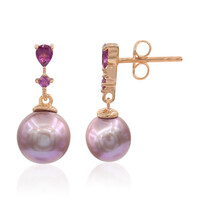 Orecchini in argento con Perla Ming (TPC)