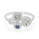 Anello in argento con Petalite