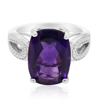 Anello in argento con Ametista del Marocco