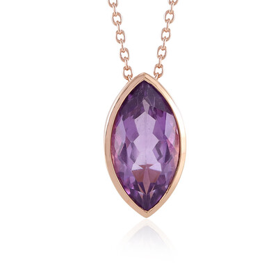 Collana in argento con Ametista Rose de France