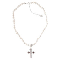 Collana in argento con Perla di Acqua Dolce (Dallas Prince Designs)