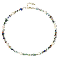 Collana in argento con Perla d'Acqua Dolce Bianca (Riya)