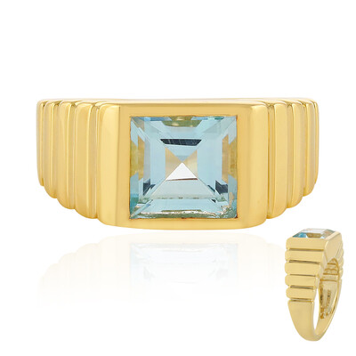 Anello in argento con Topazio Blu Cielo