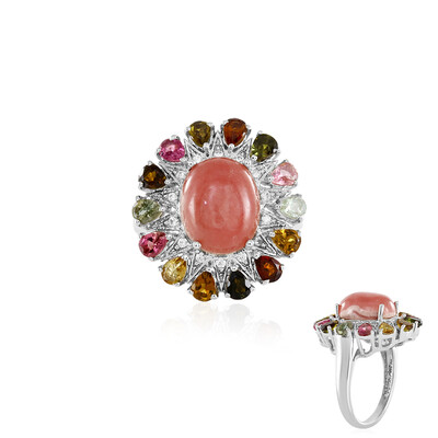 Anello in argento con Rodocrosite
