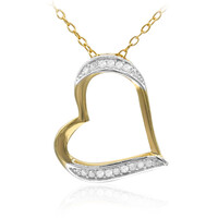 Collana in argento con Diamante I3 (I)