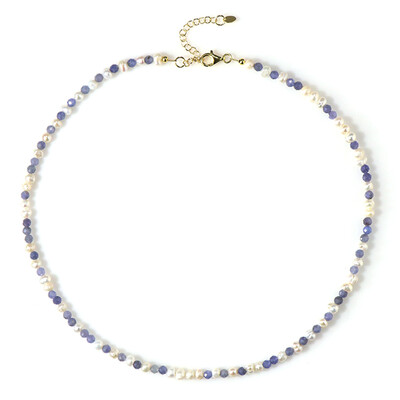 Collana in argento con Tanzanite