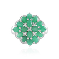 Anello in argento con Smeraldo Socoto