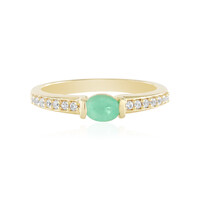 Anello in argento con Smeraldo Russo