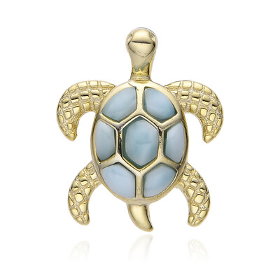 Ciondolo in argento con Larimar