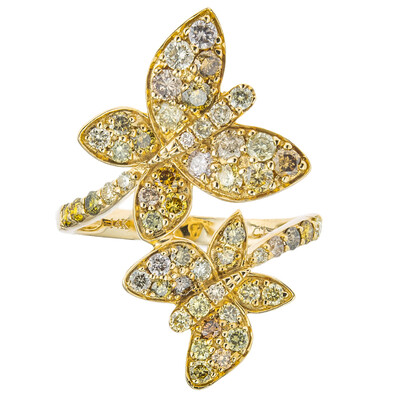 Anello in oro con Diamante Fancy SI2 (CIRARI)