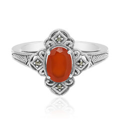 Anello in argento con Corniola