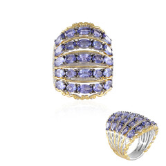 Anello in argento con Tanzanite (Gems en Vogue)