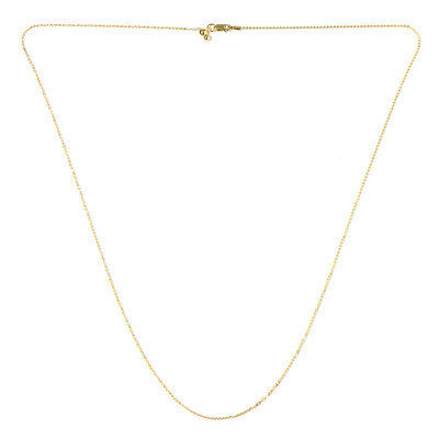 Catenina roló regolabile con cursore  in argento 925 placcato oro giallo - 61 cm - 2,16 g