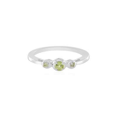 Anello in argento con Peridoto
