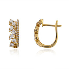 Orecchini in oro con Diamante I1 (H) (de Melo)