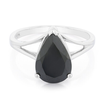 Anello in argento con Spinello Nero