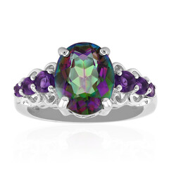 Anello in argento con Quarzo Mistico