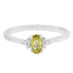 Anello in argento con Tormalina Cuprian