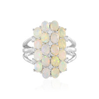 Anello in argento con Opale di Welo