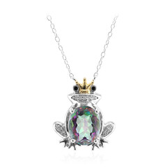 Collana in argento con Quarzo Mistico