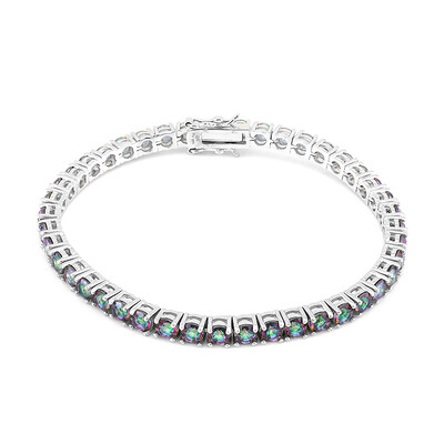 Bracciale in argento con Quarzo Mistico