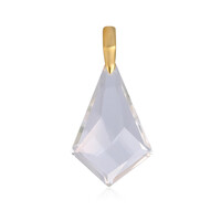 Ciondolo in argento con Quarzo Bianco