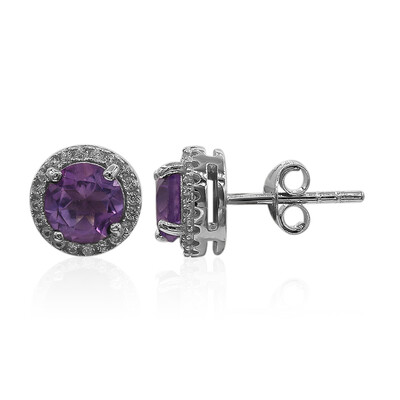 Orecchini in argento con Ametista