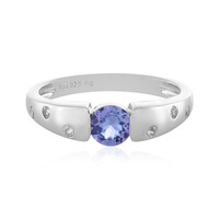 Anello in argento con Tanzanite