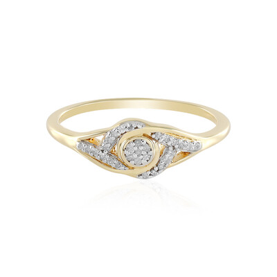 Anello in argento con Diamante I2 (I)