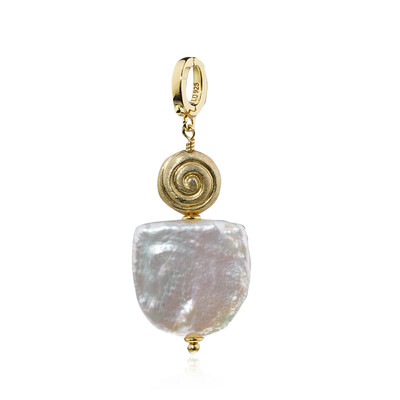 Ciondolo in argento con Perla d'Acqua Dolce Bianca