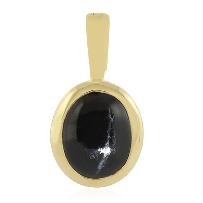 Ciondolo in argento con Diopside Stellato d'India