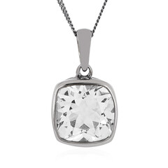 Collana in argento con Topazio Bianco