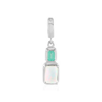 Ciondolo in argento con Opale di Welo
