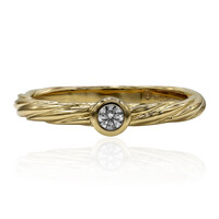 Anello in oro con Diamante IF (D)