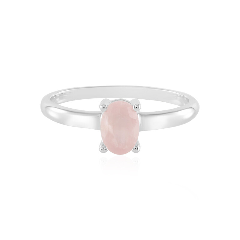 Bracciale Elasticizzato Donna Engelsrufer In Argento Sterling 925 Con Quarzo Rosa E Agata Blu - Pietre Vere Incise 'Love & Health', Senza Nichel, Taglia S (17 Cm), Confezione Regalo E Guida Alla Cura