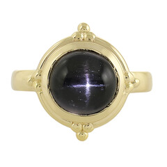 Anello in argento con Diopside Stellato d'India