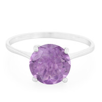 Anello in argento con Fluorite Spagnola Rosa