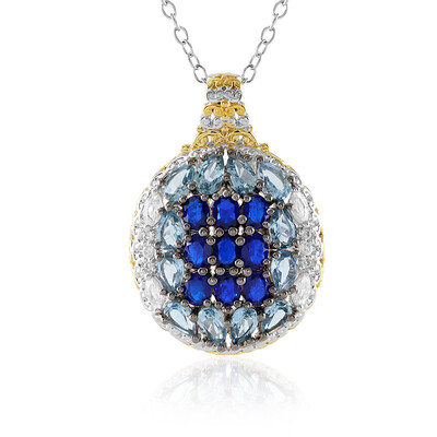 Collana in argento con Acquamarina (Gems en Vogue)