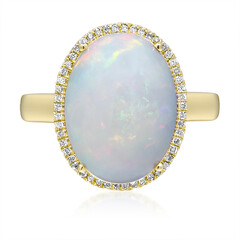 Anello in oro con Opale di Welo AAA