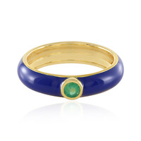 Anello in argento con Smeraldo Russo