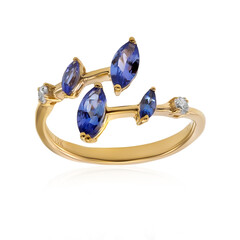 Anello in oro con Tanzanite AAA