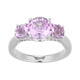 Anello in argento con Ametista