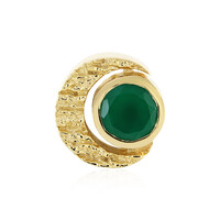 Ciondolo in argento con Onice Verde