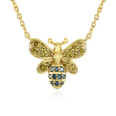 Collana in argento con Diamante Giallo PK