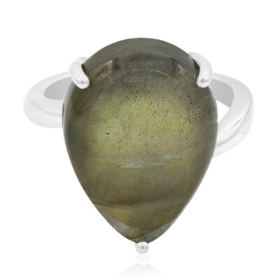 Anello in argento con Labradorite