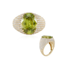 Anello in oro con Sfene Zimbabwe (AMAYANI)